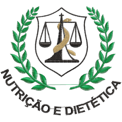 Matriz de Bordado Simbolo Técnico em nutrição dietetica